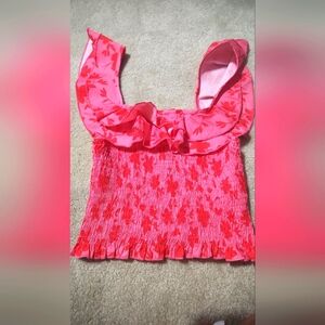 Nwot Shein crop top Hot Pink